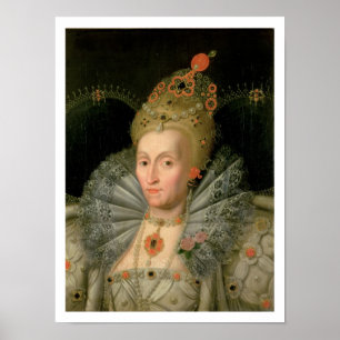 Affiche Queen Elizabeth I (portrait de bust length)