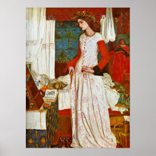 Affiche Queen Guinevere par William Morris