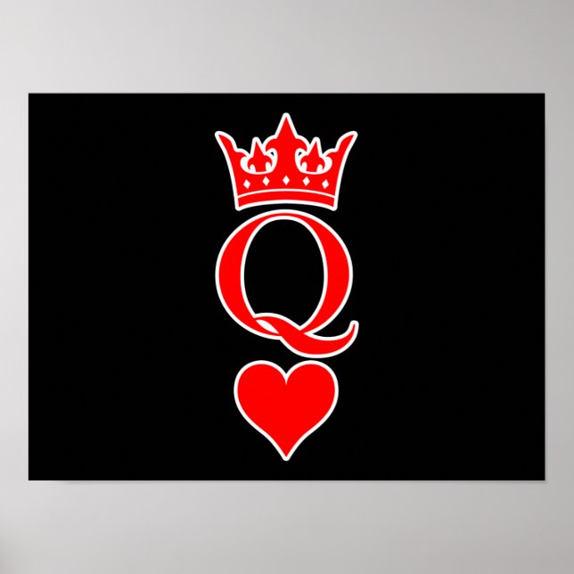 Affiche Queen Love Valentine Romantic Valentines Day Coupl (Devant)