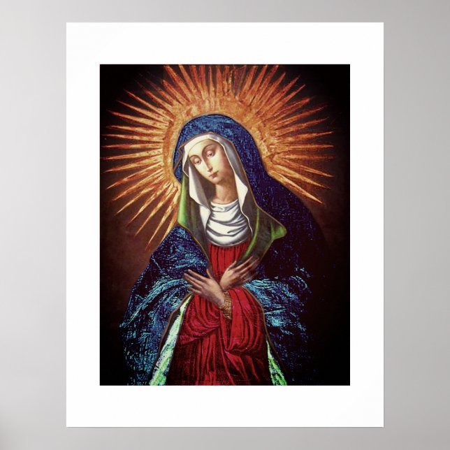 Affiche Queen of Heaven Peinture originale restaurée (Devant)