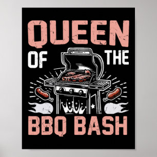 Affiche Queen Of The Bbq Bysh Bbq Party