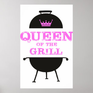 Affiche Queen Of The Grill, Couronne Rose