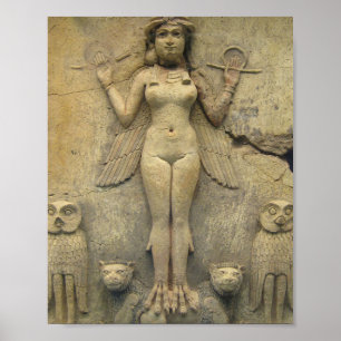 Affiche Queen Of The Night - Burney Relief Lilith