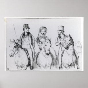 Affiche Queen Victoria, Lord Melbourne et Lord Russell