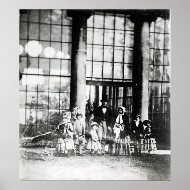 Affiche Queen Victoria & Prince Albert with their (Devant)