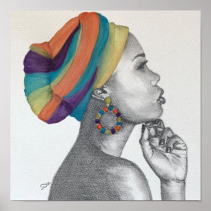 Affiche QuEENCONFIDENCE Premium Canvas Print (11x11)