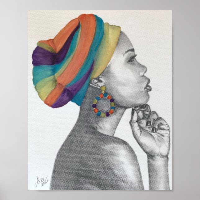 Affiche QuEENCONFIDENCE Premium Canvas Print (8x10) (Devant)