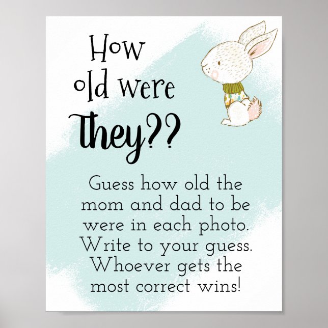 Affiche Quel âge avaient-ils ? Bunny (Devant)