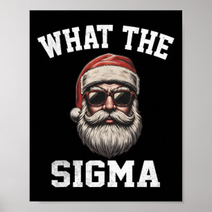 Affiche Quel est le mème de Noël drôle de Sigma Santa Xmas