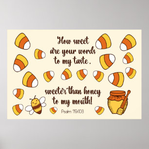 Affiche Quelle douceur sont vos mots Candy Corn