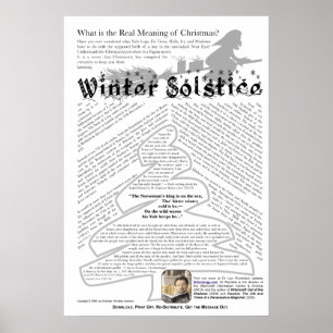 Affiche Quelle est la signification vraie de Noël ?