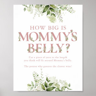 Affiche Quelle est la taille du ventre de maman Rose Baby 