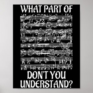 Affiche Quelle Partie De La Musique Vous Ne Comprenez Pas