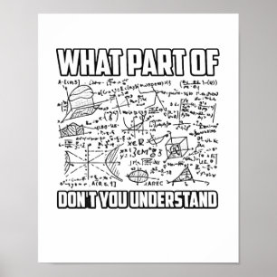 Affiche Quelle Partie De Ne Comprenez-Vous Pas ? Drôle De
