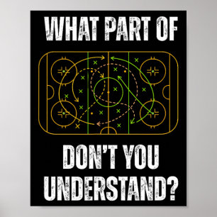 Affiche Quelle partie du hockey ne comprenez-vous pas Funn