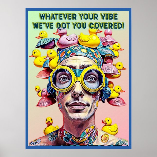AFFICHE QUELLE QUE SOIT VOTRE VIBE NOUS VOUS COUVRONS (Devant)