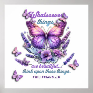 Affiche Quelles que soient les Écritures bibliques