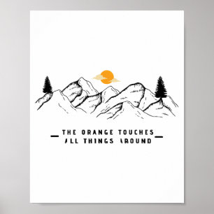 AFFICHE QUELQUE CHOSE DANS L'ORANGE