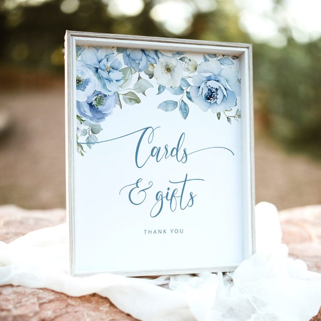 Affiche Quelque chose de bleu avant de faire Cartes et cad (Créateur téléchargé)