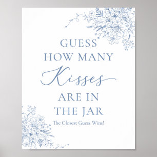 Affiche Quelque chose de Fête des mariées bleue Devine com