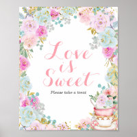 Quelque chose de sucré brasse Tea Party L'amour es