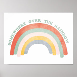 Affiche Quelque part au-dessus de l'arc-en-ciel