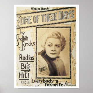 Affiche Quelques-unes de ces journées Vintage couverture d