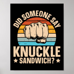 Affiche Quelqu'Un A Dit Knuckle Sandwich