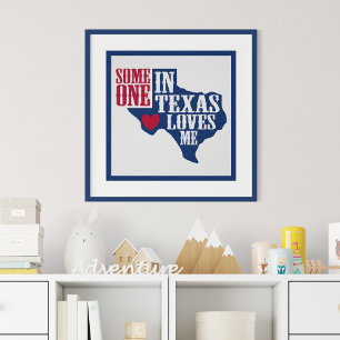Affiche Quelqu'un au Texas m'aime