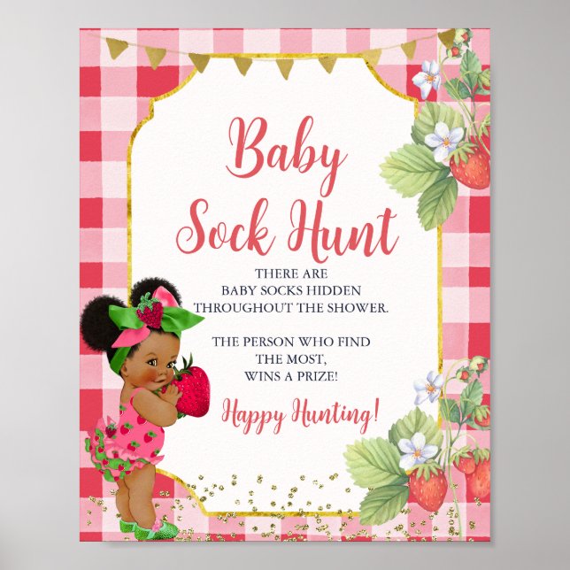 Affiche Quelqu'un Berry Sweet Strawberry Baby Chasse de so (Devant)