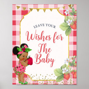 Affiche Quelqu'un Berry Sweet Strawberry désire pour bébé
