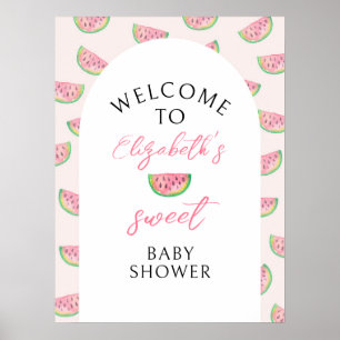 Affiche Quelqu'un de doux est en route, Baby shower, Douce
