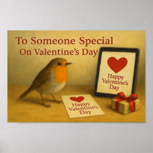Affiche Quelqu'un de Spécial le jour de la Saint-Valentin 