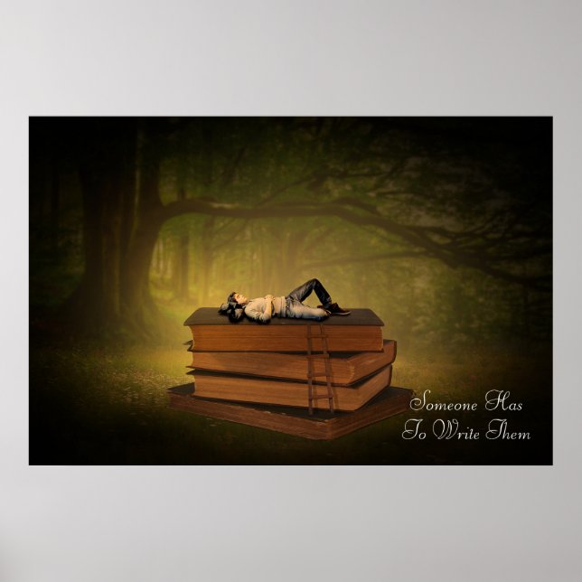 Affiche Quelqu'un doit les écrire (Devant)