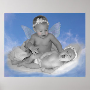 Affiche Quelqu'un pour me surveiller - Noir & Blanc Imprim