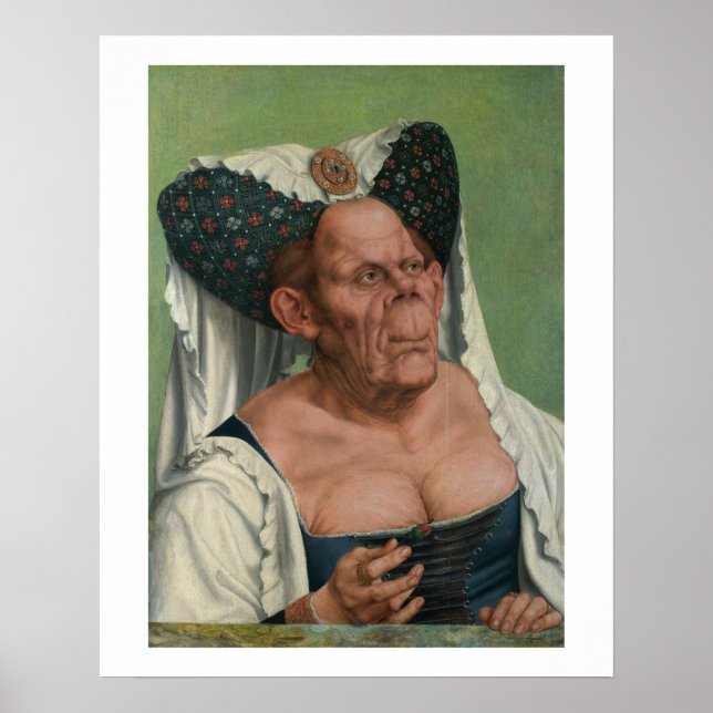 Affiche Quentin Massys, La duchesse laide, vers 1525 (Devant)