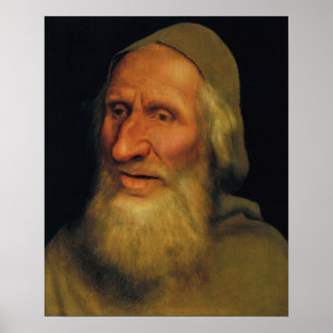 Affiche Quentin Matsys - Chef d'un vieil homme