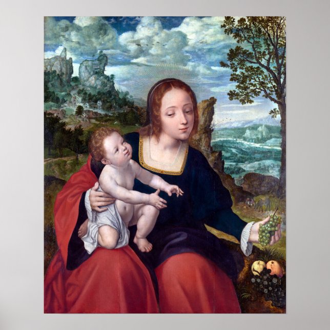 Affiche Quentin Matsys Le reste du vol vers l'Egypte (Devant)