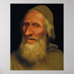 Affiche Quentin Matsys - Tête de vieil homme