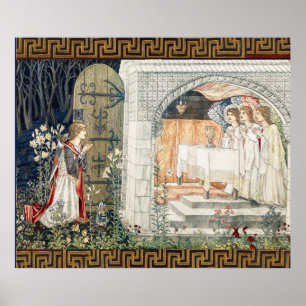 Affiche Quest for Holy Grail,Vision of Angels to Perceval