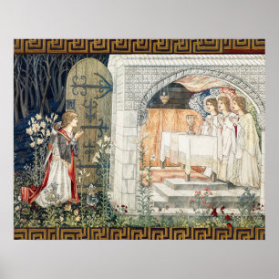 Affiche Quest for Holy Grail,Vision of Angels to Perceval