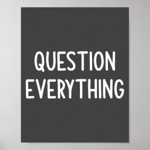 Affiche Question Amusante Tout Blague Sarcasme Famille