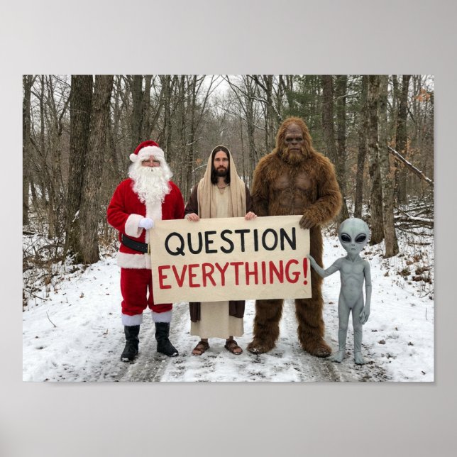 Affiche Question Everything (Devant)