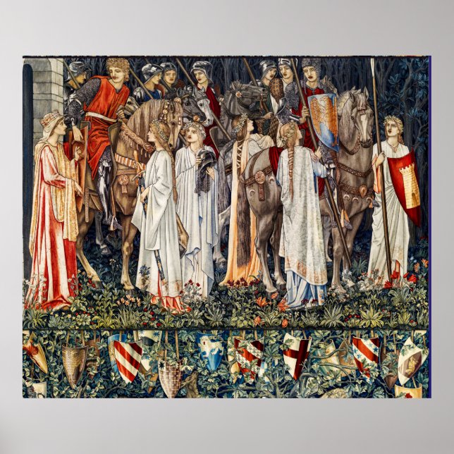 Affiche Quête pour le Saint Graal, Armement, Départ des Ch (Devant)