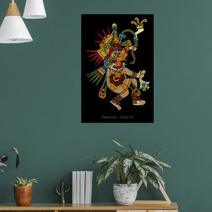 Affiche Quetzalcoatl Art Maya