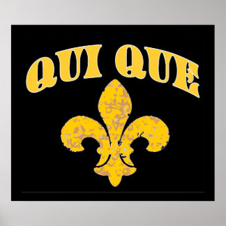 Affiche Qui Dit Fleur De Lis