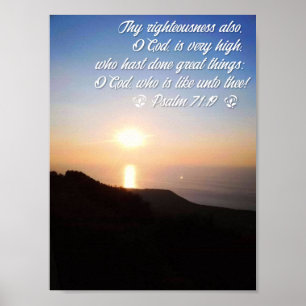 Affiche Qui Est Comme À Toi, Ô Dieu