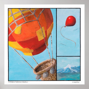 Affiche Qui est en train de voler cette chose ?