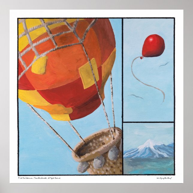 Affiche Qui est en train de voler cette chose ? (Devant)