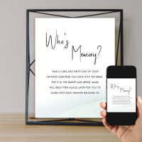 Qui est la Fête des mariées de mémoire Jeu Lavage 